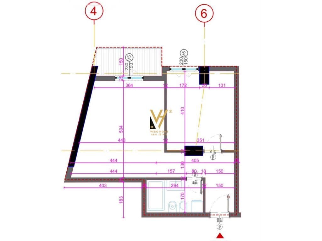 JEPET APARTAMENT 1+1 ME QIRA NE ASTIR 55.000 LEKE 4