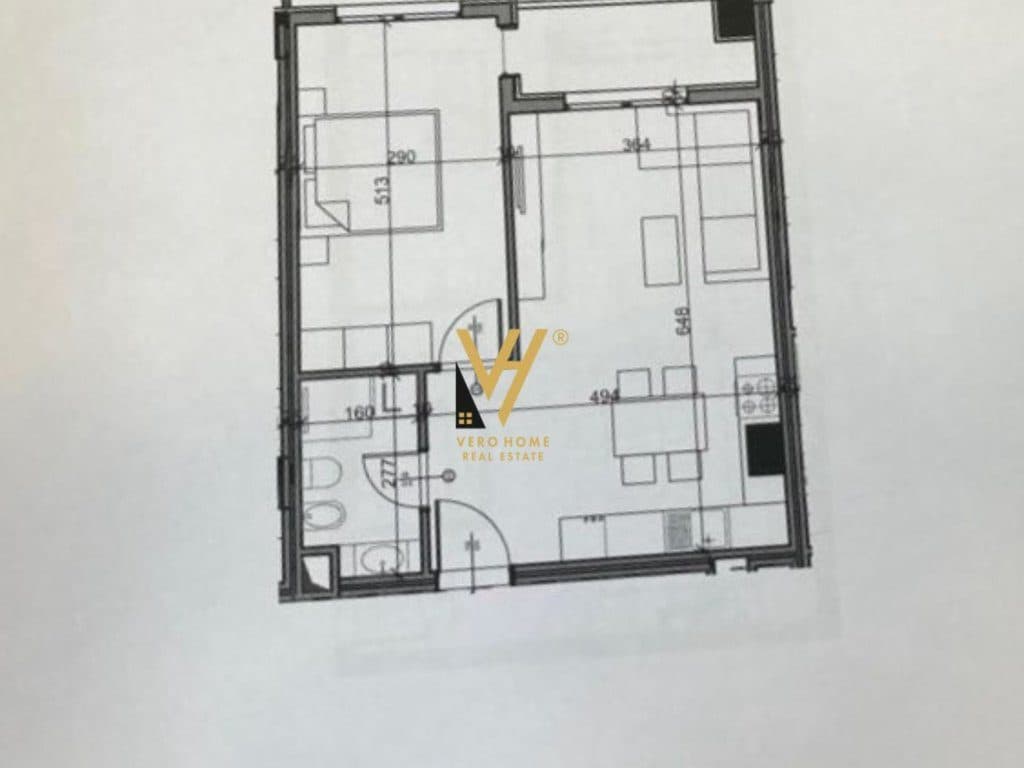 SHITET APARTAMENT 1+1+BLK NE PASKUQAN, REZ. ALUNA 103.000 EURO 3