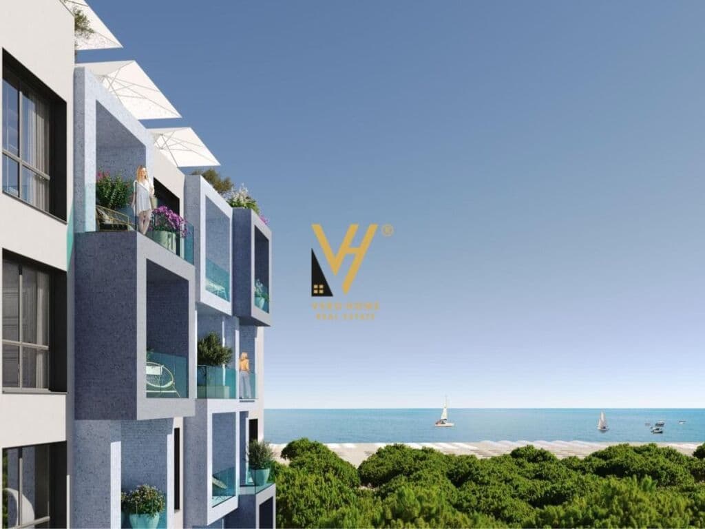 Shitet Apartament 1+1+ballkon ne Golem , Kompleksi South Shore Rezidence 55 m2