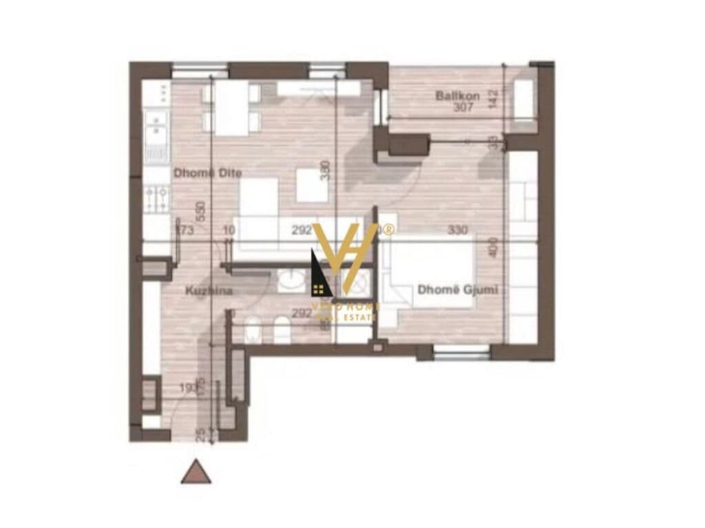 Shitet apartament 1+1 te Rezidenca Univers City 63 m2 1