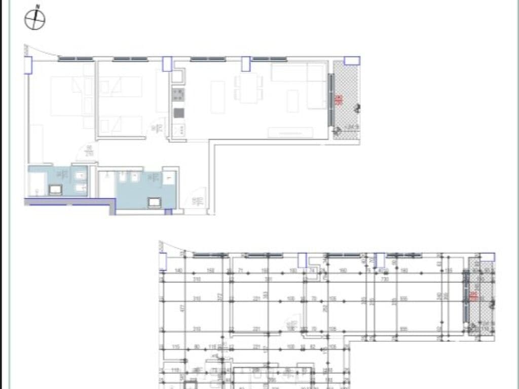 Shitet Apartament 2+1+2 te Zogu i Zi 106 m2