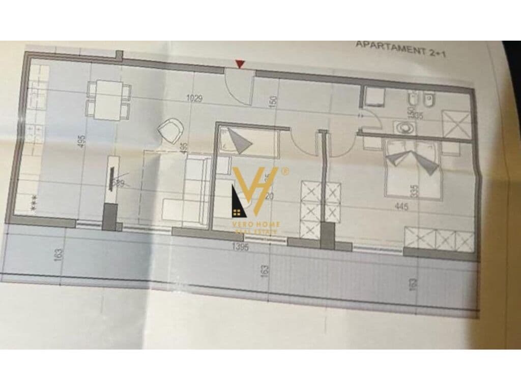 Shitet apartament 2+1 te Kompleksi Univers City 115 m2