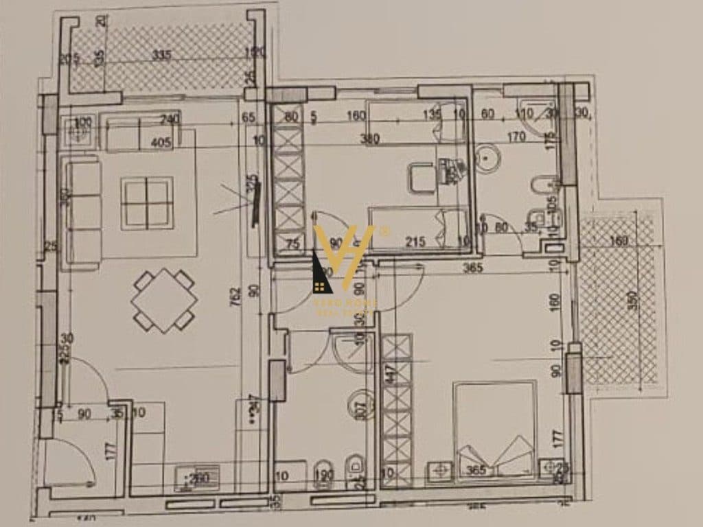 SHITET APARTAMENT 2+1+BLK TE UNAZA E RE 142.000 EURO