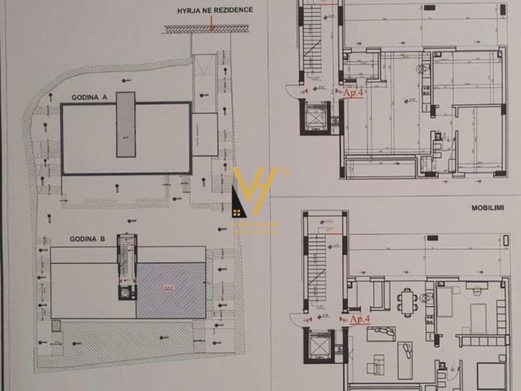 Shitet Apartament 2+1+2 te Kompleksi Altea , ne Sauk 126 m2
