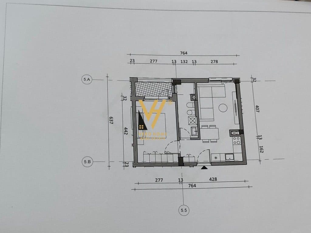 SHITET APARTAMENT 1+1+BLK TE REZ.OXA, FRESK 8.000.000 LEKE 3