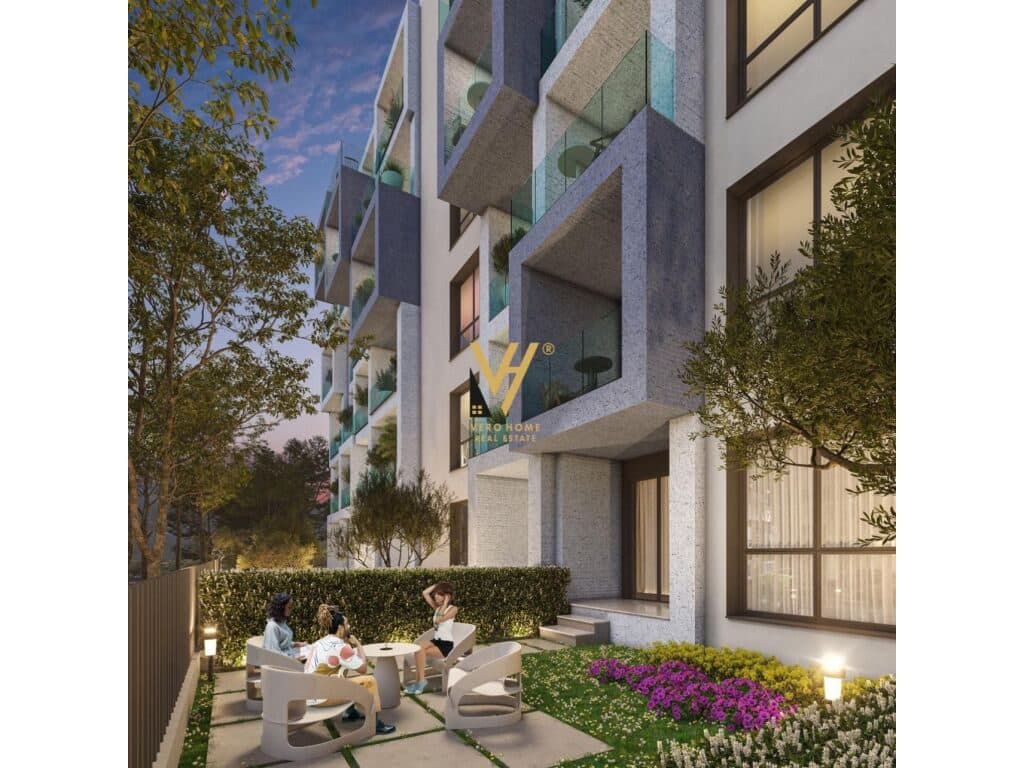 Shitet Apartament 1+1+ballkon ne Golem , Kompleksi South Shore Rezidence 65 m2 1
