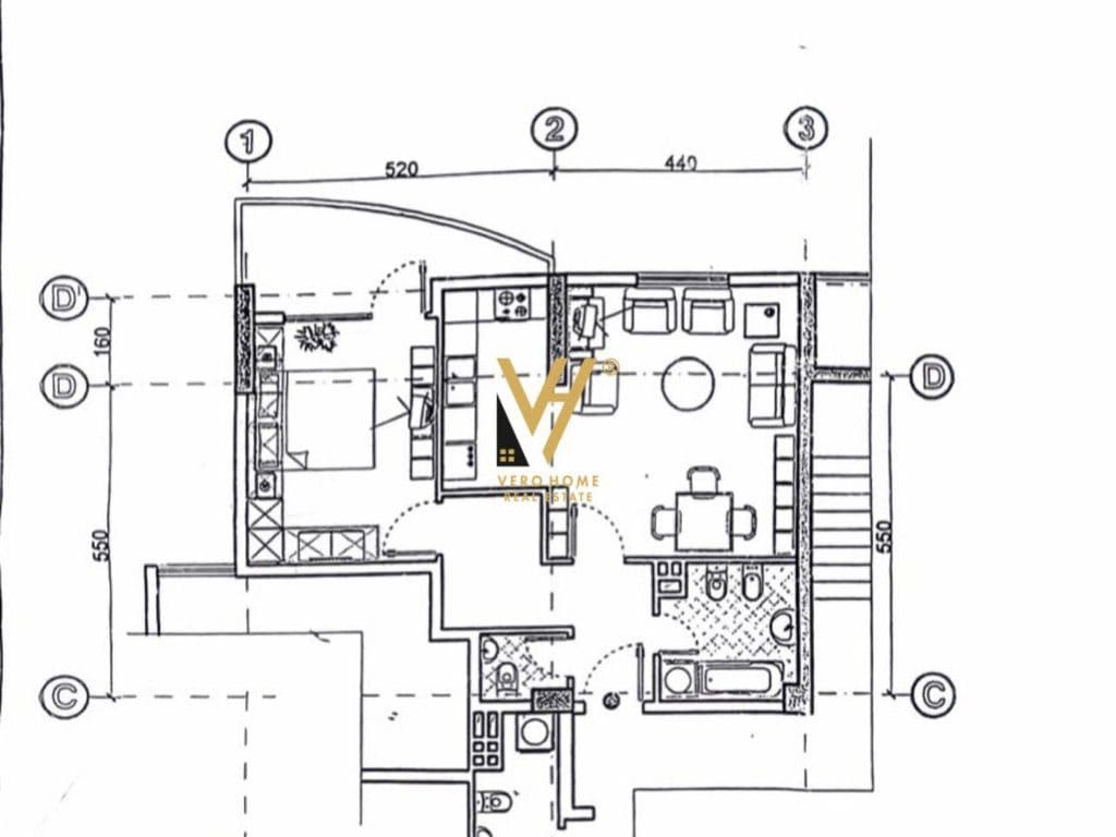 SHITET APARTAMENT 1+1 TE ISH-STACIONI I TRENIT 16.500.000 LEKE 3