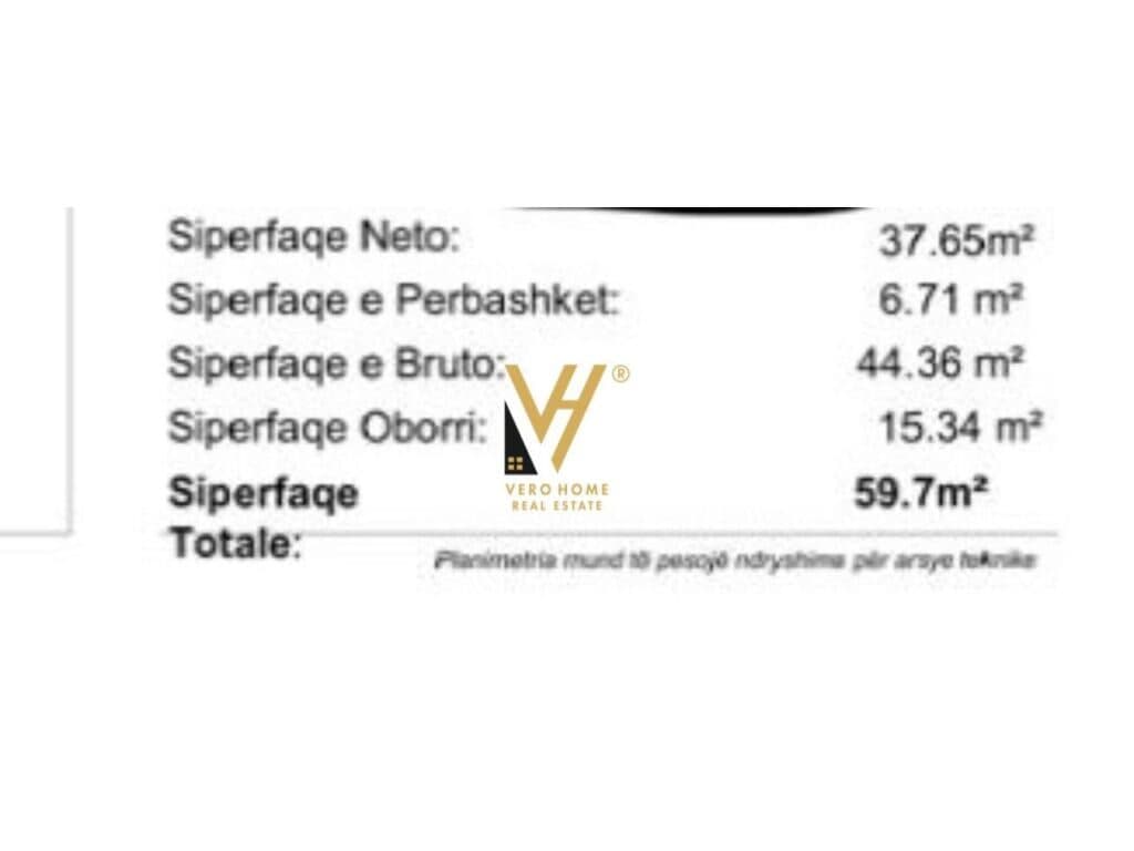 Shitet Apartament 1+1+Oborr te Residenca Santorini 2 , Dhermi 60 m2