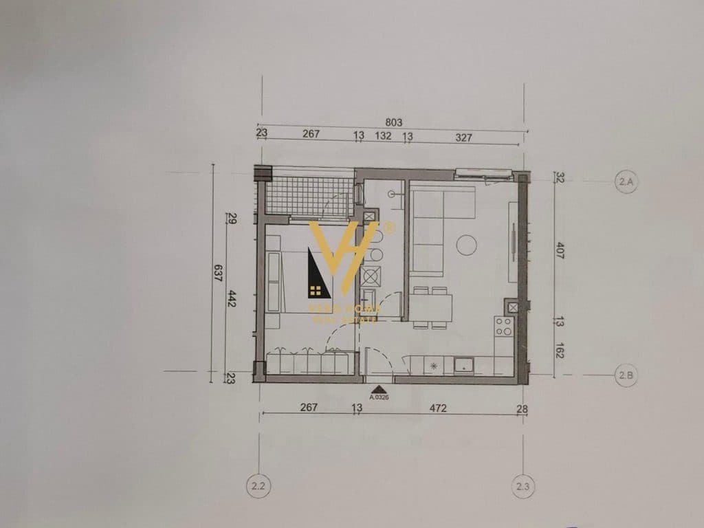 SHITET APARTAMENT 1+1+BLK TE REZ OXA, FRESK 8.300.000 LEKE 3