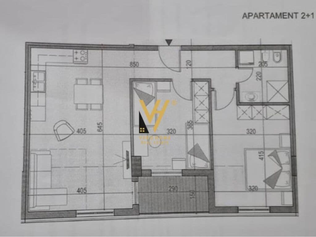 Shitet Apartament 2+1+ballkon te Unaza e Re 89 m2