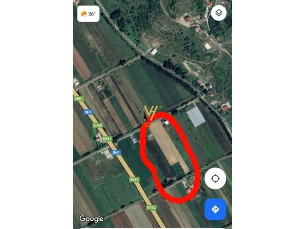 Shitet Toke te Autostrada Lezhe-Shkoder 6.200 m2