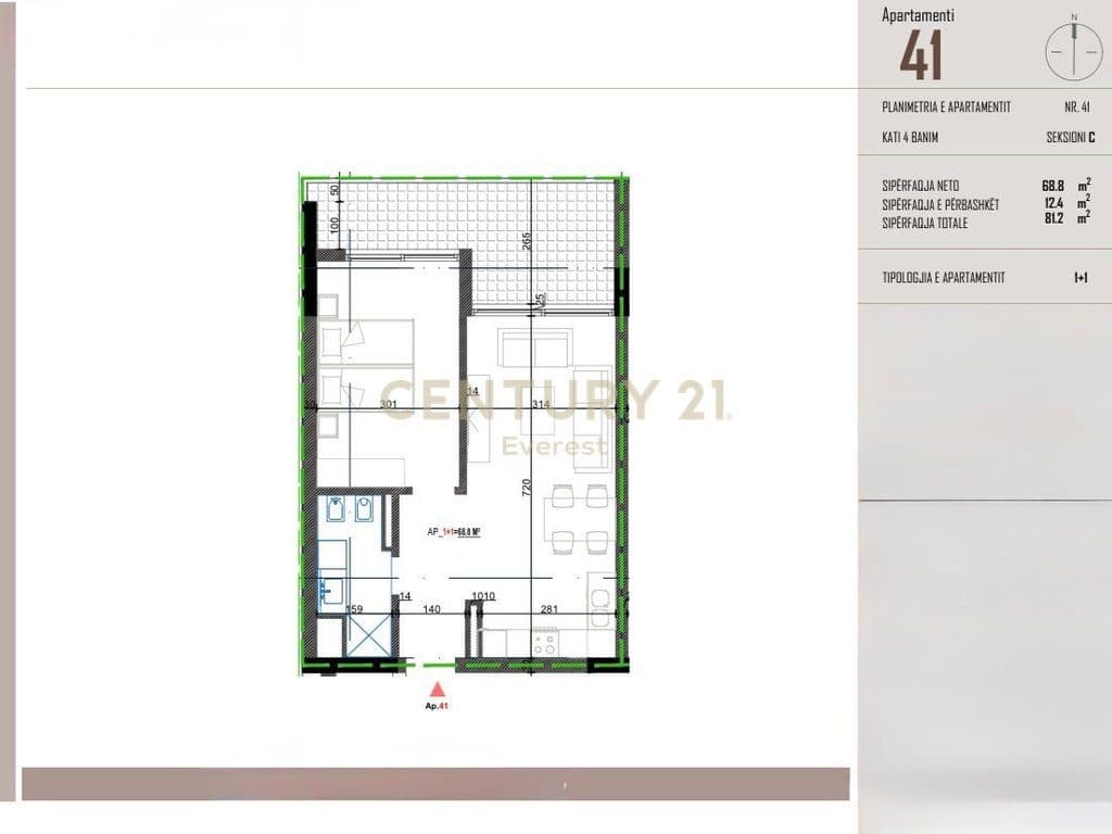 ORIKUM, SHESIM APARTAMENT 1+1 2