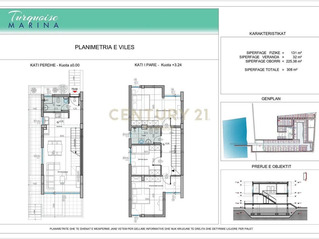 Vilë 3+2 Për Shitje në Gjirin e Lalzit, Durrës - 516,000€ | 308 m² 4