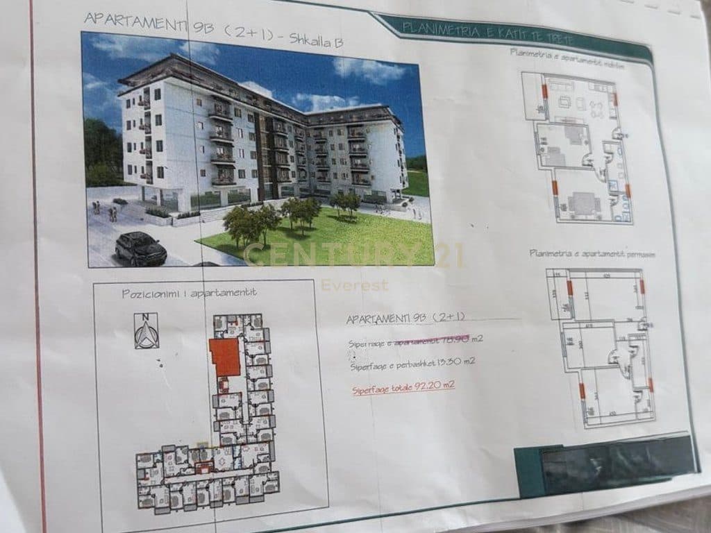 GOLEM, SHESIM APARTAMENT 2+1+2 - 950€/M2