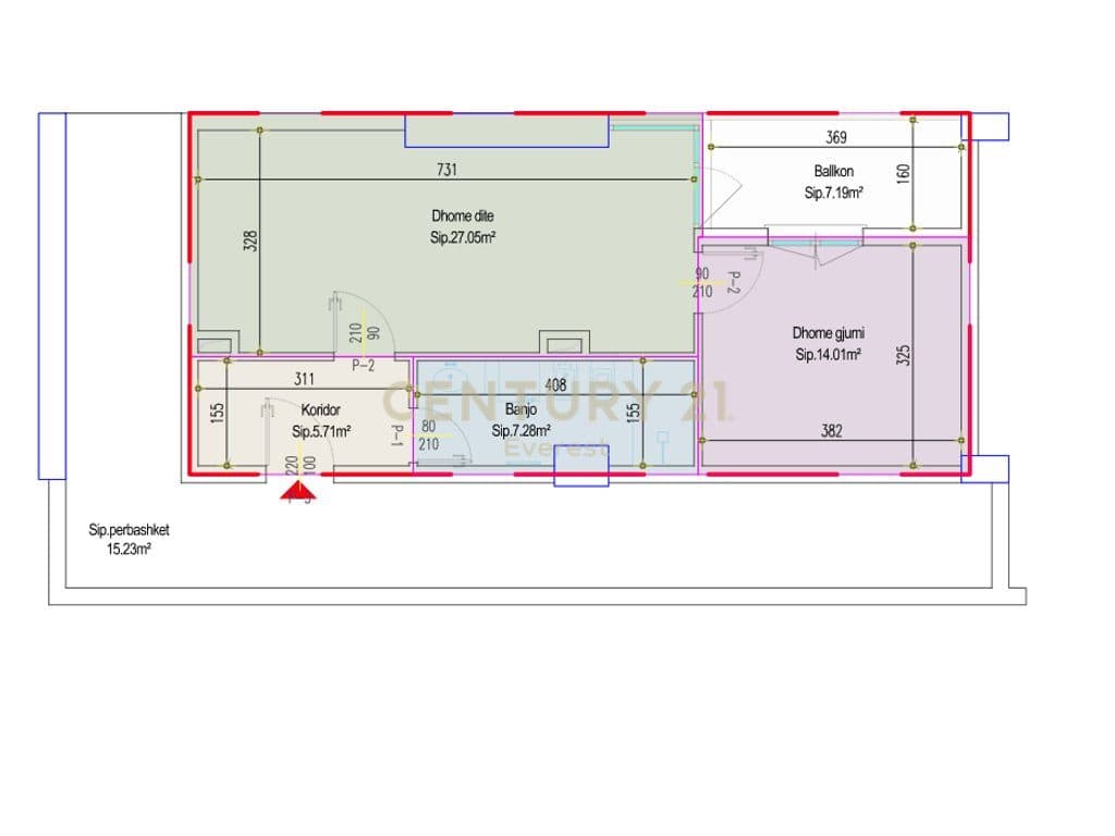 ISH PARKU, SHESIM APARTAMENT 1+1 3