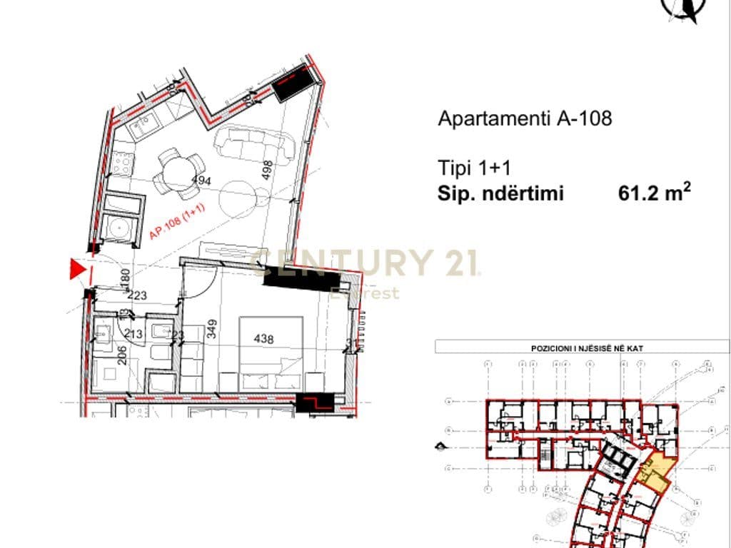 RRUGA BARDHYL – SHESIM APARTAMENT 1+1 2
