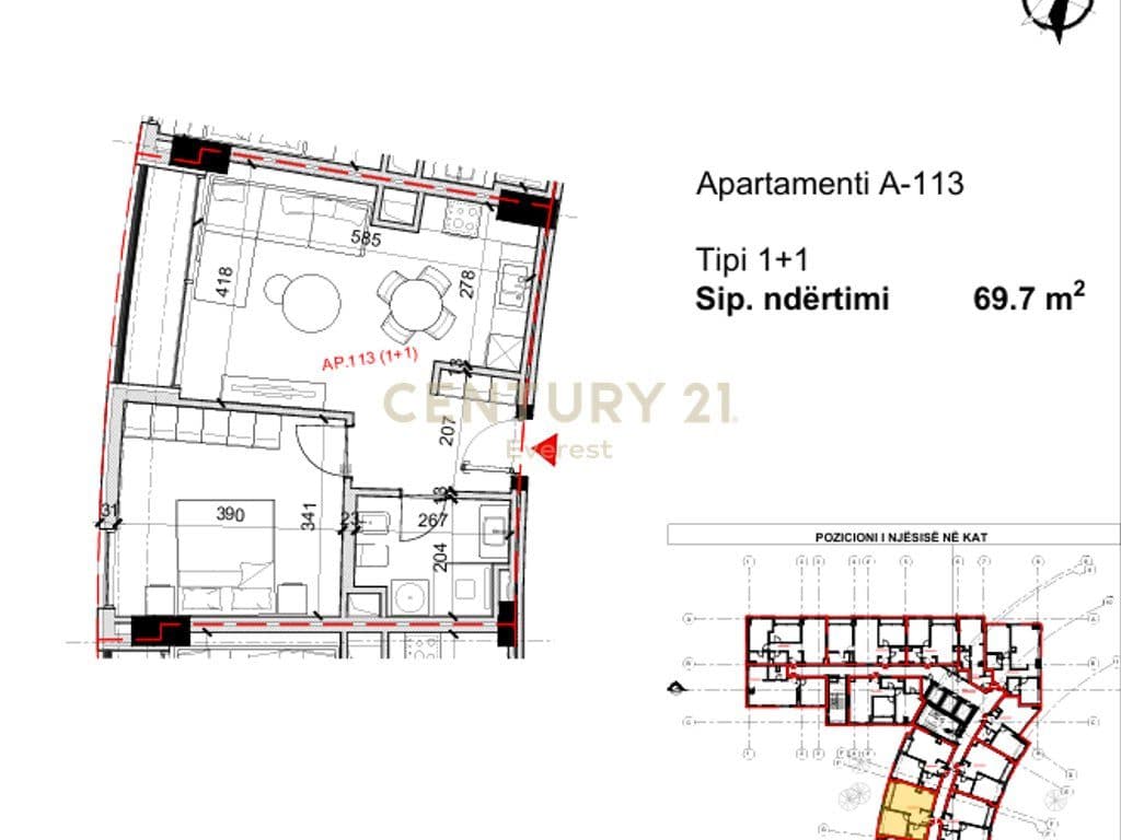 RRUGA BARDHYL – SHESIM APARTAMENT 1+1 2