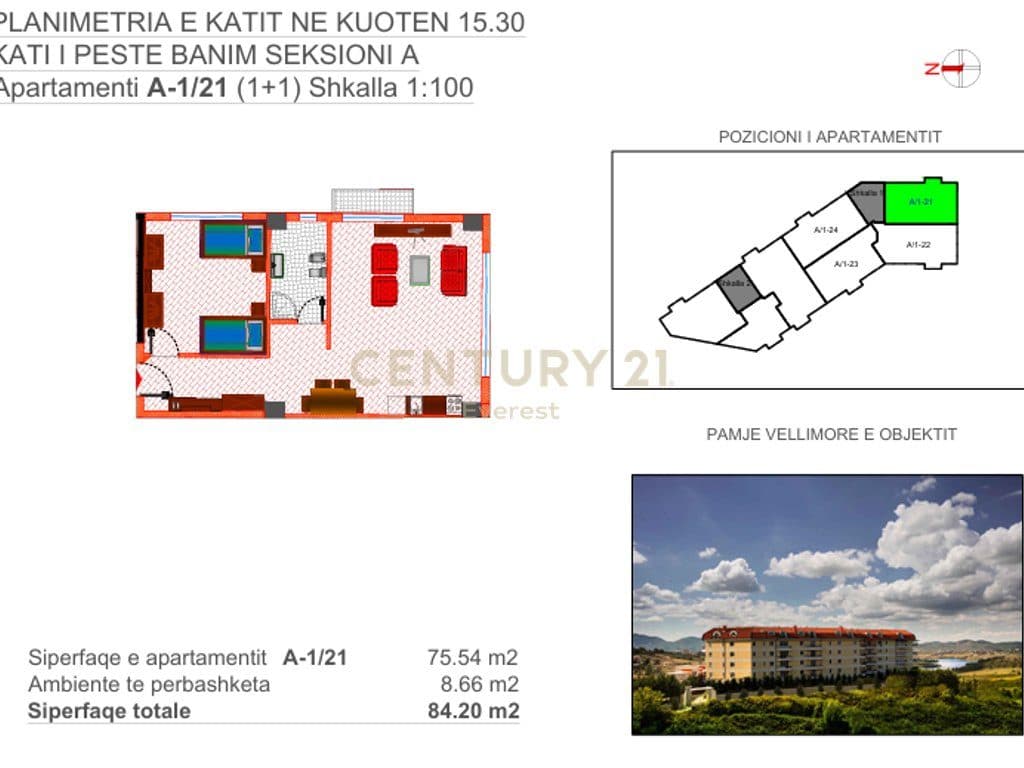 FARKE, SHESIM APARTAMENT 1+1