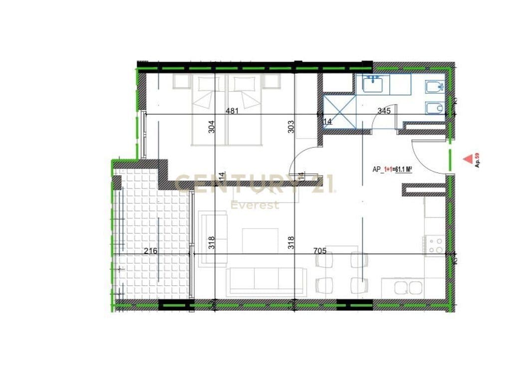 ORIKUM, SHESIM APARTAMENT 1+1 4