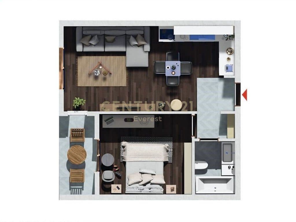 KAMEZ, SHESIM APARTAMENT 1+1 2