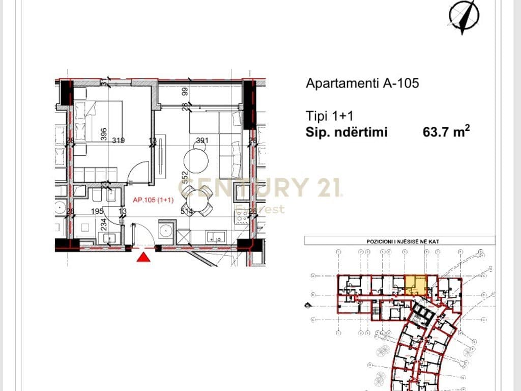 RRUGA BARDHYL – SHESIM APARTAMENT 1+1 2