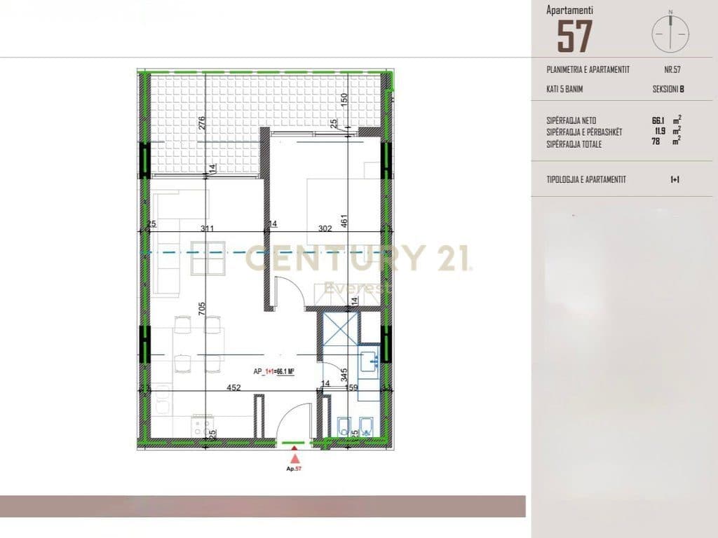 ORIKUM, SHESIM APARTAMENT 1+1 2