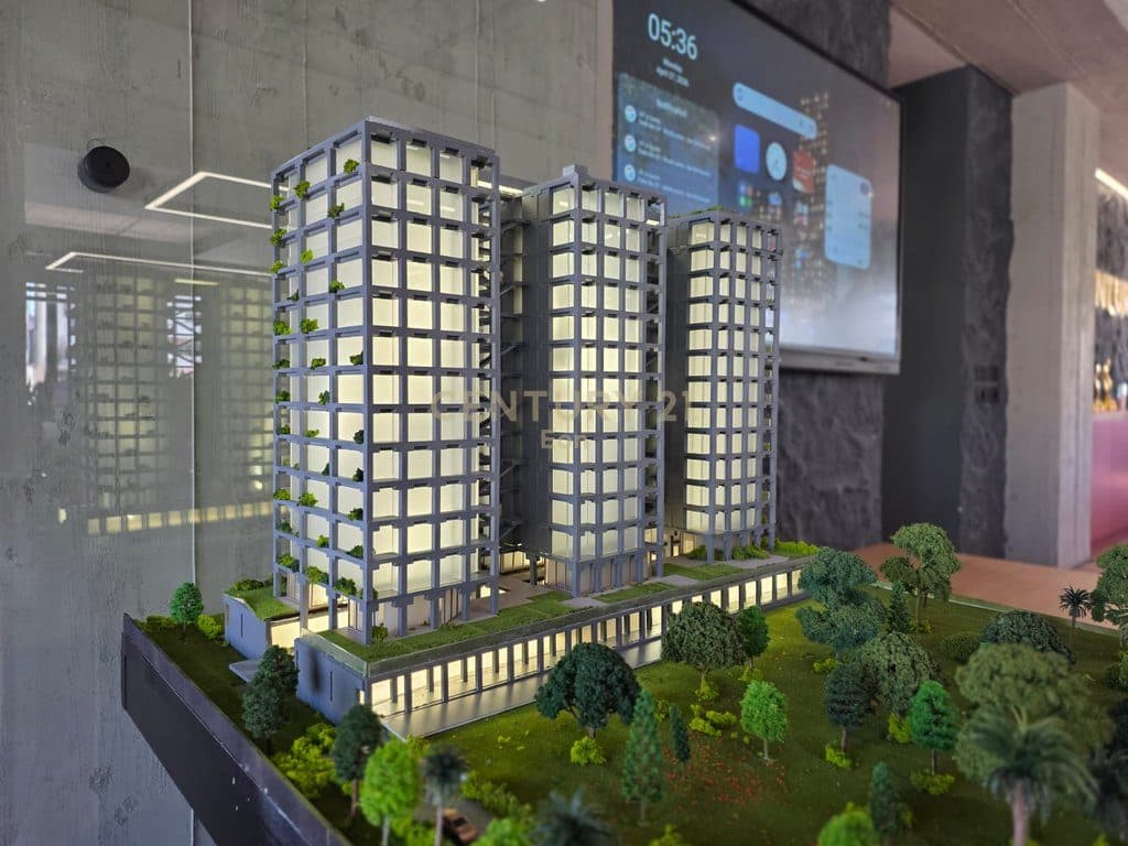 EXCLUSIVE!! SHITET APARTAMENT 1+1, THREE GARDENS RESIDENCE, QERRET! 4