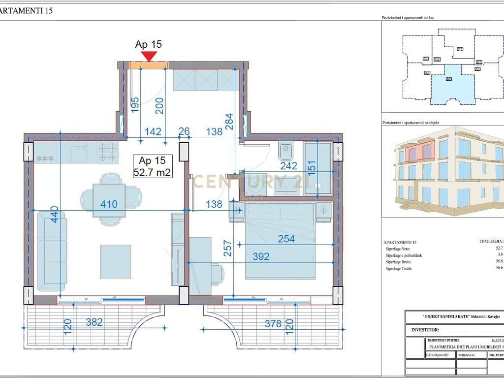 Shitet apartament 1+1 tek Shkembi i Kavajes, Durres! (Mundesi pagese me keste) 3