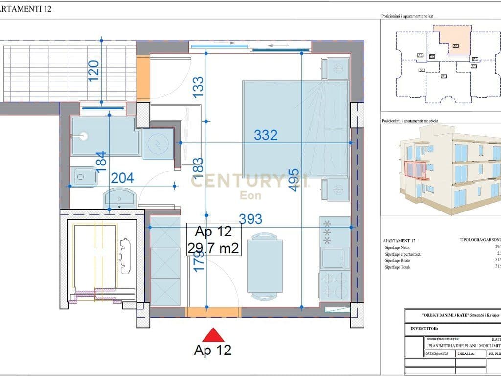 Shitet studio tek Shkembi i Kavajes, Durres! (Mundesi pagese me keste) 3