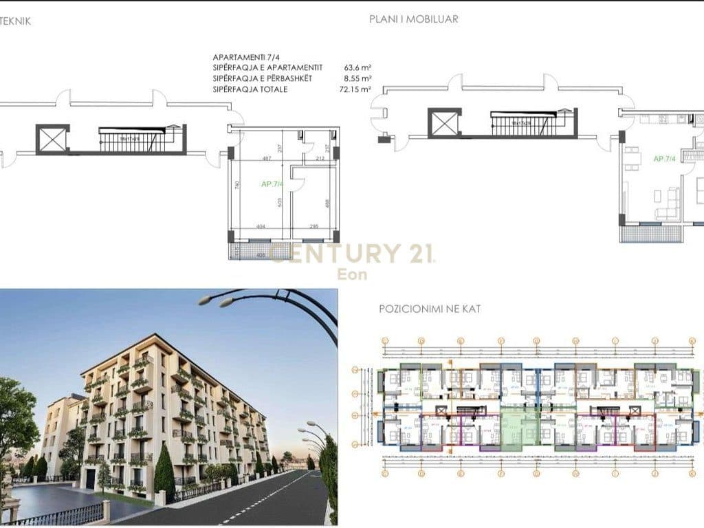 1000€/M2 ! SHITET APARTAMENT 1+1 NDERTIMI I RI PRANE HOTEL FLOWER, GOLEM !!!