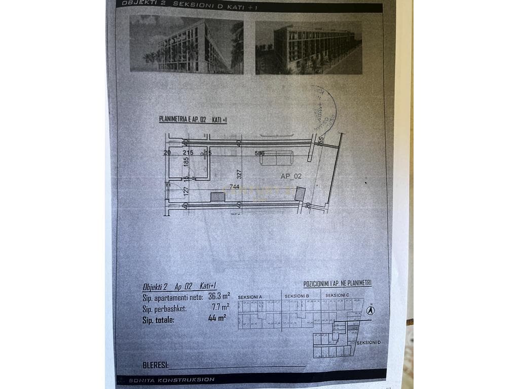 Garsoniere Për Shitje në Golem, Durrës - 52800€ | 44 m² /Çmimi: I Diskutueshem 2