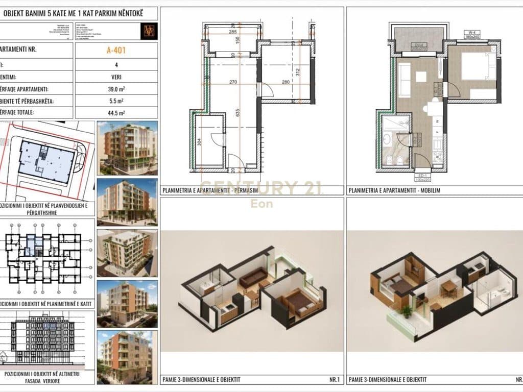 GIOIA RESIDENCE MUNDESI PAGESE ME KESTE , SHITET APARTAMENT 1+1 ! 3