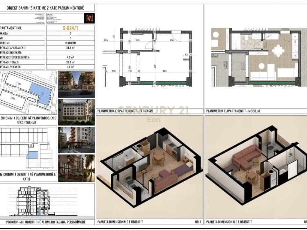 SHITET STUDIO NE RESIDENCEN VIZION 3 , MALI I ROBIT - PAGESE ME KESTE !