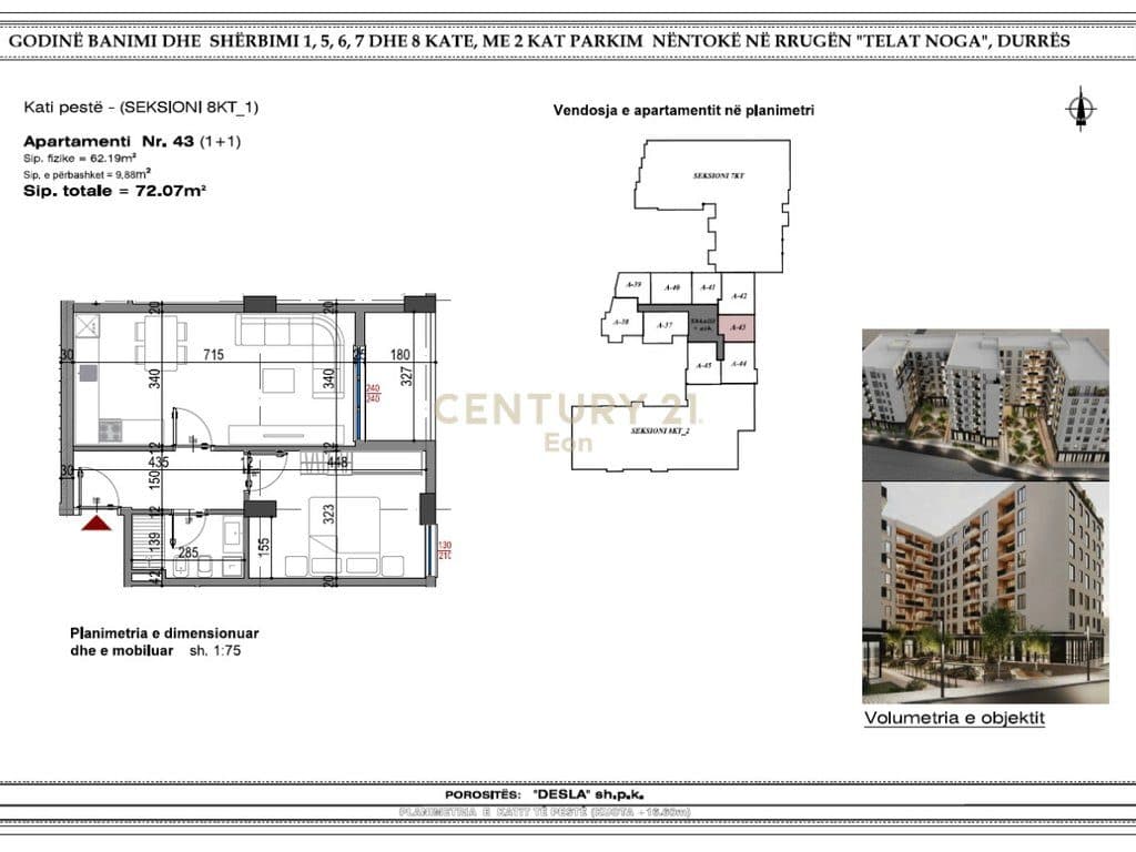 Apartament 1+1 Për Shitje në Spitali, Durrës | WEST RESIDENCE ! 2