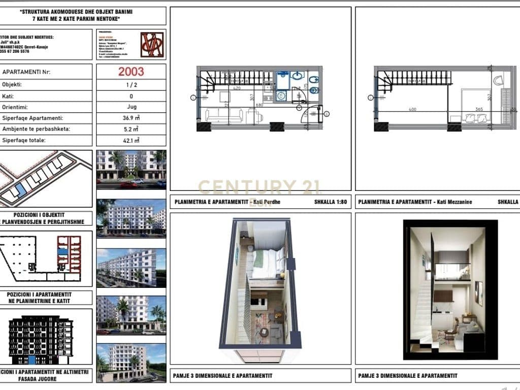 SHITET LOFT NE ZONEN E QERRETIT "BLUE HORIZON" RESIDENCE !