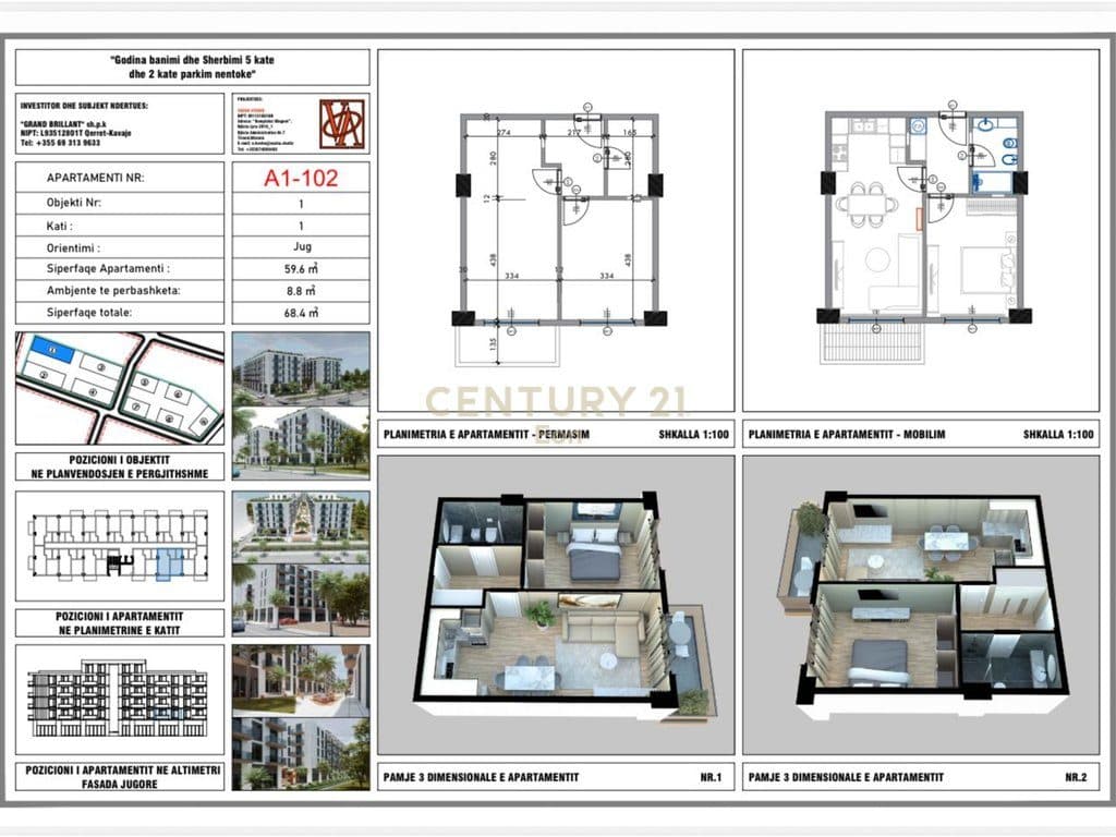 SHITET APARTAMENT 1+1 NE QERRET REZIDENCA PALM PARADISE ! 4