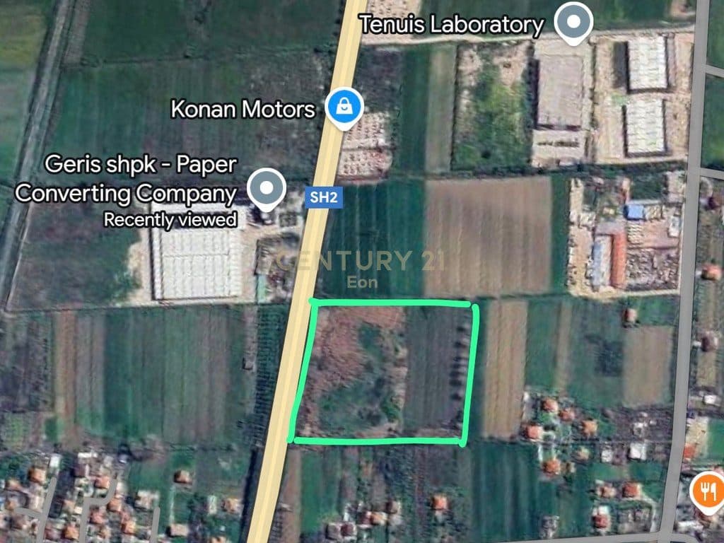Tokë për Shitje në Autostradën Durrës-Tiranë, 30,530 m², Vijë e Parë ! 2