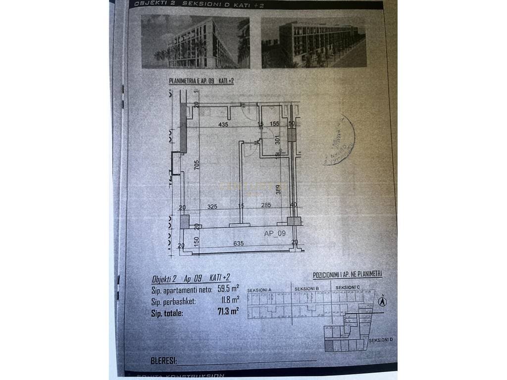 Apartament 1+1 Për Shitje në Golem, Durrës - 85560€ | 71.3 m² /Çmimi: I Diskutueshem 2