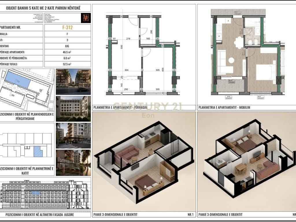APARTAMENT 1+1 NE VIZION 3 RESIDENCE, MALI I ROBIT - PAGESE ME KESTE ! 3