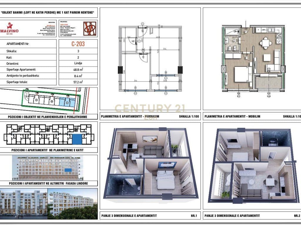 LA MER RESIDENCE NE GOLEM SHITET APARTAMENT 1+1 ! 2