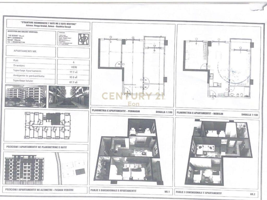 SHESIM APARTAMENT 2+1 ME PAMJE DETI TEK V.M RESIDENCE! 4