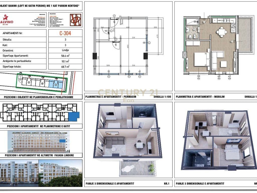 LA MER RESIDENCE NE GOLEM SHITET APARTAMENT 1+1 ! 2