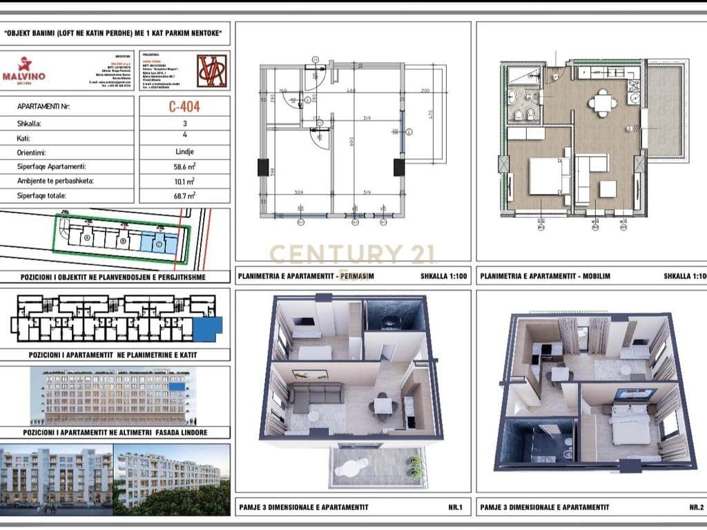 LA MER RESIDENCE NE GOLEM SHITET APARTAMENT 1+1 ! 2