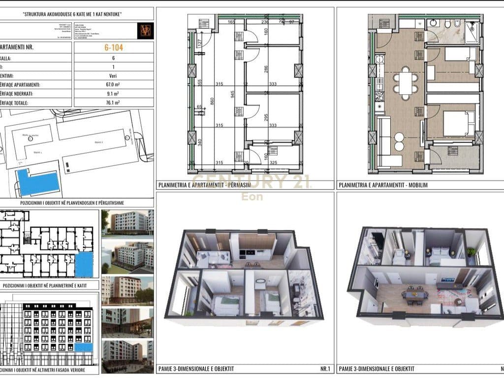 EXLUZIVE SHITET APARTAMENT 2+1 TEK VM REZIDENCE ,NE GOLEM! MUNDESI PAGESE ME KESTE 20%! 4