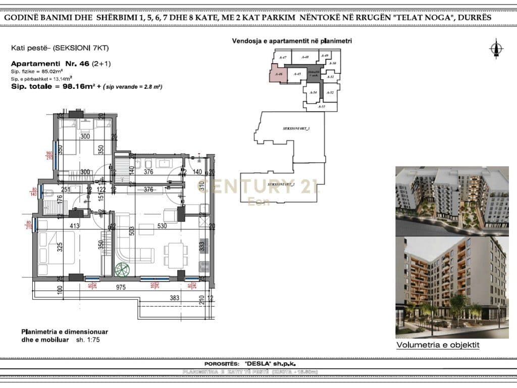 Apartament 1+1 Për Shitje në Spitali, Durrës | WEST RESIDENCE ! 2