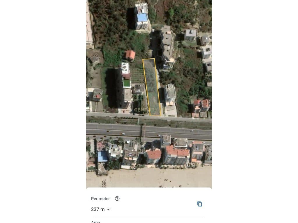 2000m2 TOKE PER NDERTIM 170 METRA NGA DETI TEK SHKEMBI KAVAJES