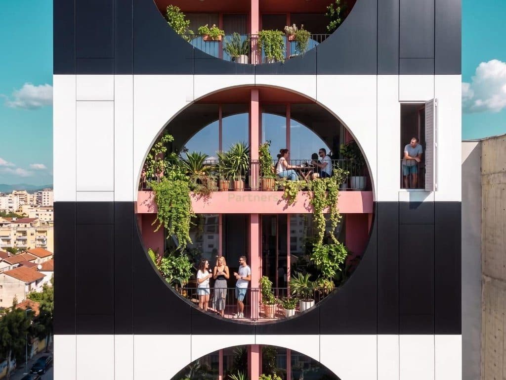Apartament 2+1+Post Parkimi në shitje – Pranë qendrës, Rruga Ali Pashë Gucia, pranë Shkollës Partizani 3