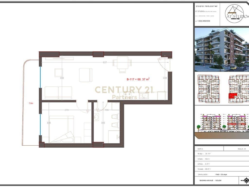 SHITET APARTAMENT 1+1 NË GOLEM – CMIM KLERINGU, PRANË PLAZHIT 4