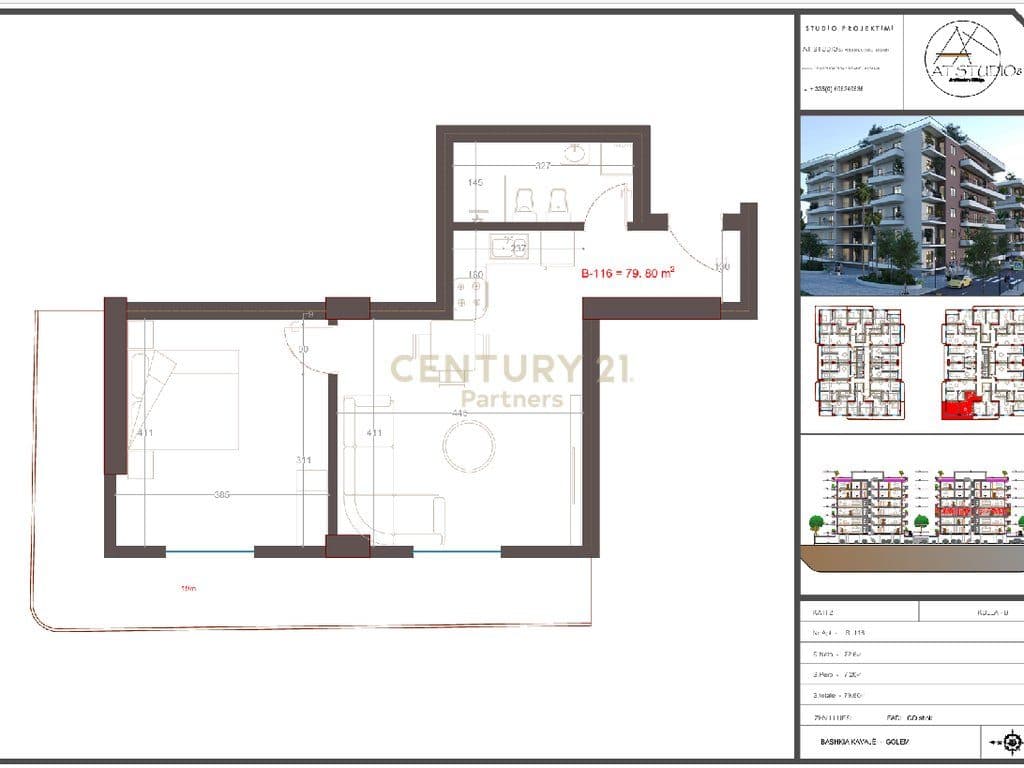 SHITET APARTAMENT 1+1 NË GOLEM – CMIM KLERINGU, PRANË PLAZHIT 4