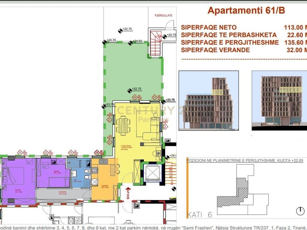 PREMIUM 2+1+2 APARTMENT FOR SALE ON SAMI FRASHERI STREET, BLLOK! 4